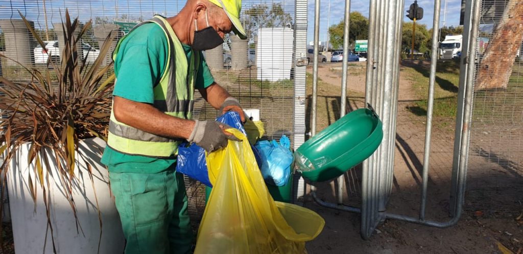 Cleaning up illegal dumping